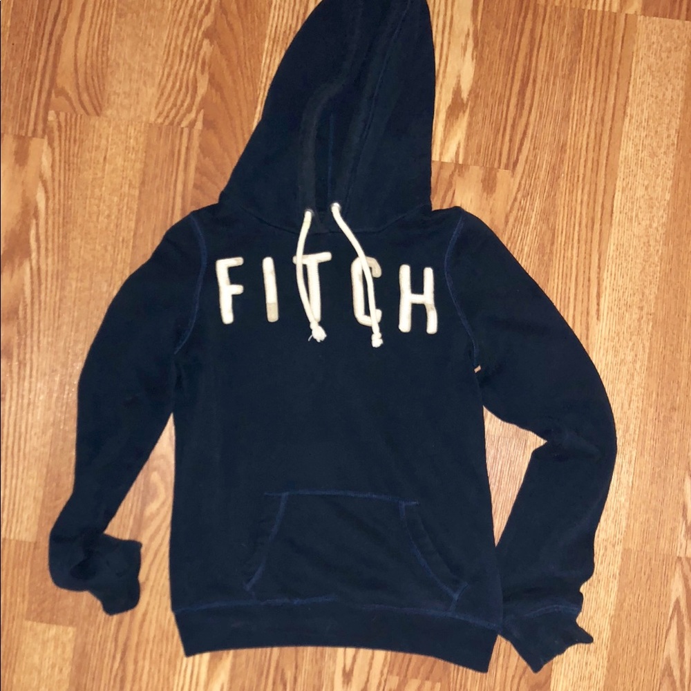 EXCELLENT CONDITION | A&F NAVY HOODIE JACKET | S